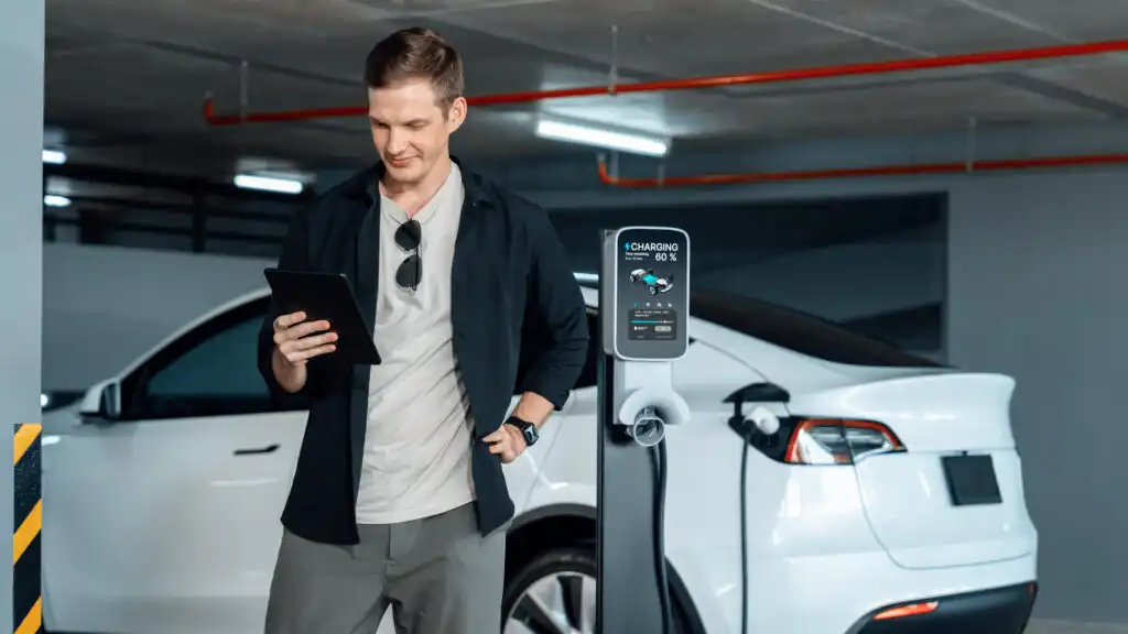 ev charging at mall