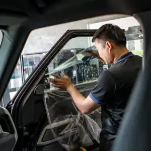 window ceramic tint application