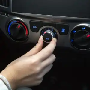 driver turning ac on