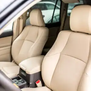 car light leather upholstery