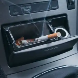 cigarettes inside a car image