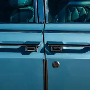 blue suicide doors