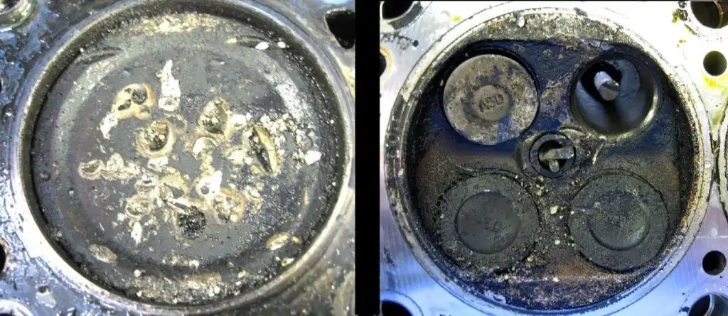 mistubishis and kias with timing belts tend to either bend valves or snap the heads off some valves