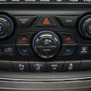 car with physical buttons