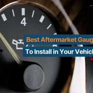 close up shot of a car tachometer