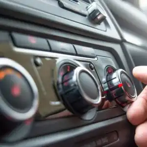 car ac and heater controls