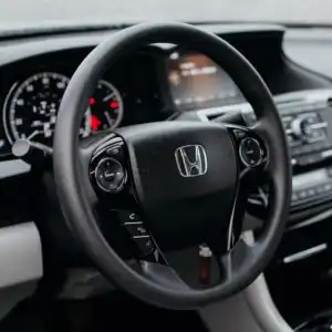 dashboard of a honda vehicle