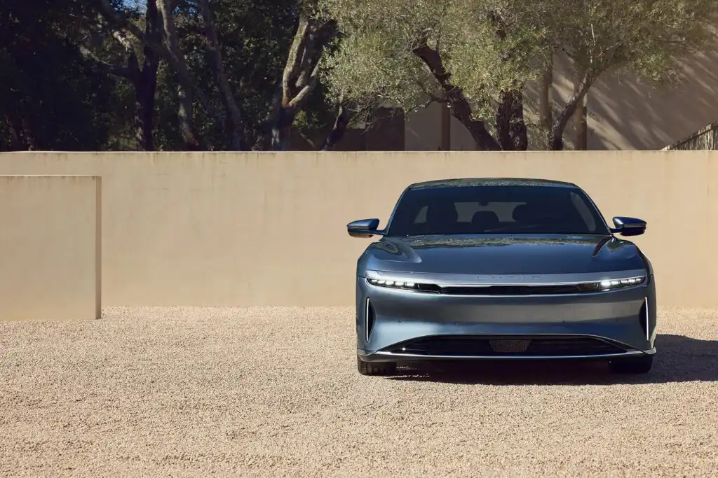 lucid air pure front lucid motors