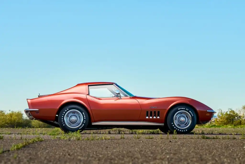 side shot of a chevy corvette c3