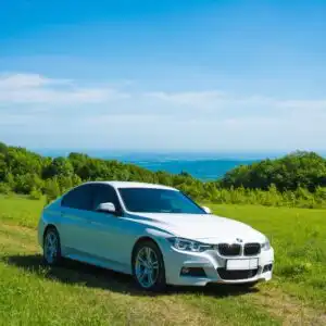 bmw 3 in the countryside