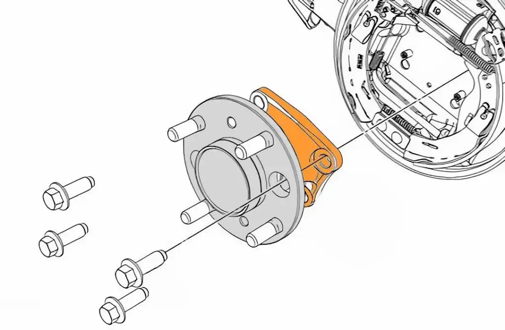 rear wheel hub diagram