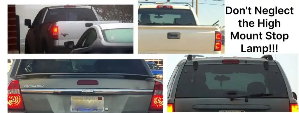 high mount stop lamp examples