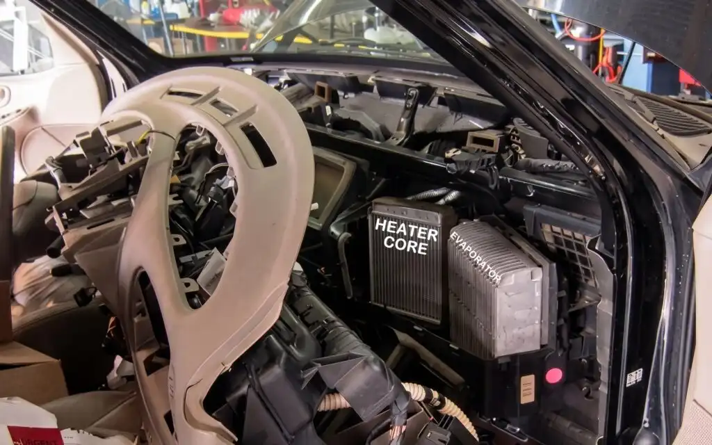 heater core evaporator dashboard removal