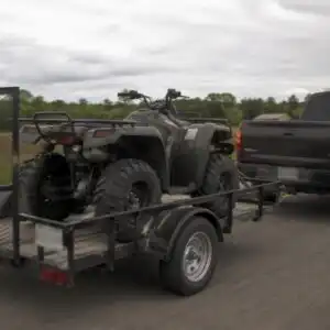 Towing an atv