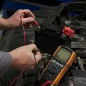 Testing Powersports Battery With Multimeter